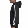 Adidas E 3S PO FL Felpa Cappuccio Uomo Ragazzo Sportiva Ginnastica Cotone Corsa Running