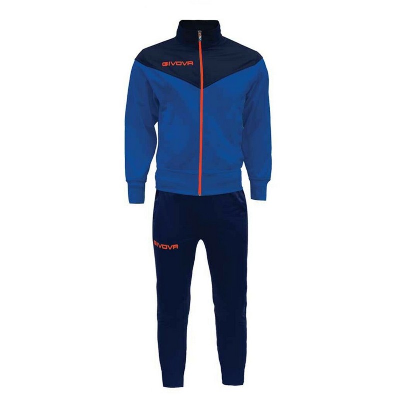 GIVOVA TUTA VENEZIA SPORTIVA ALLENAMENTO RUNNING ZIP INTERA UOMO DONNA UNISEX PALESTRA