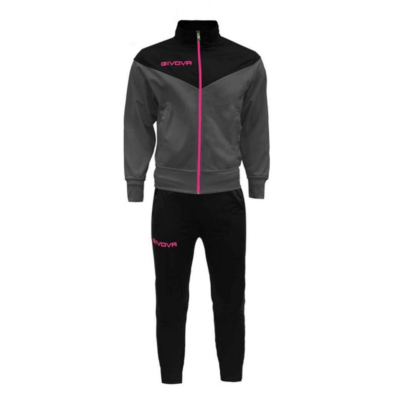 GIVOVA TUTA VENEZIA SPORTIVA ALLENAMENTO RUNNING ZIP INTERA UOMO DONNA UNISEX PALESTRA