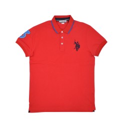 U.S POLO Maglia Uomo Ragazzo Sportiva Mezza Manica Corta Cotone Tre Bottoni