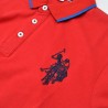 U.S POLO Maglia Uomo Ragazzo Sportiva Mezza Manica Corta Cotone Tre Bottoni