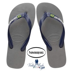 Havaianas Brasil Logo Infradito Uomo Ragazzo Mare Piscina