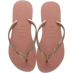 Havaianas Slim Logo Metallic Donna Ragazza Mare Piscina