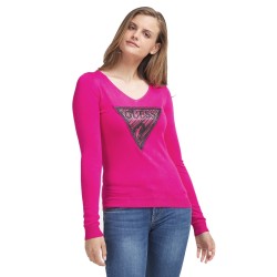 Guess Maglia Girocollo Donna Ragazza Logo