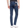 Wrangler Larston Slim  Tapared Jeans Uomo Ragazzo Denim Jeans Pantalone Cotone