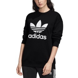 Adidas Felpa Girocollo Donna Ragazza Sportiva Ginnastica Cotone