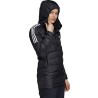 Adidas Giubbotto Giubbino 100 Grammi Donna Ragazza Cappuccio Sportivo Ginnastica Running Corsa