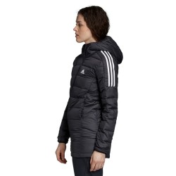 Adidas Giubbotto Giubbino 100 Grammi Donna Ragazza Cappuccio Sportivo Ginnastica Running Corsa