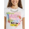 Gaudi T.Shirt 95% Co 5% Elastan Donna Ragazza