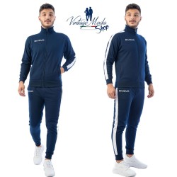 GIVOVA TUTA FELPATA REVOLUTION SPORTIVA ALLENAMENTO RUNNING ZIP INTERA UOMO DONNA UNISEX PALESTRA INVERNALE