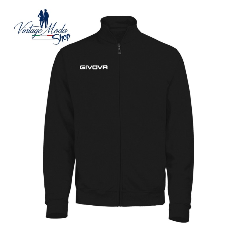 Givova Felpa Citta New Zip Intera Uomo Ragazzo Sportiva Ginnastica Maglia