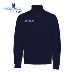 Givova Felpa Citta New Zip Intera Uomo Ragazzo Sportiva Ginnastica Maglia