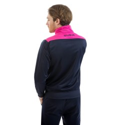 GIVOVA TUTA CAMPO SPORTIVA ALLENAMENTO RUNNING ZIP INTERA UOMO DONNA UNISEX PALESTRA ACETATA