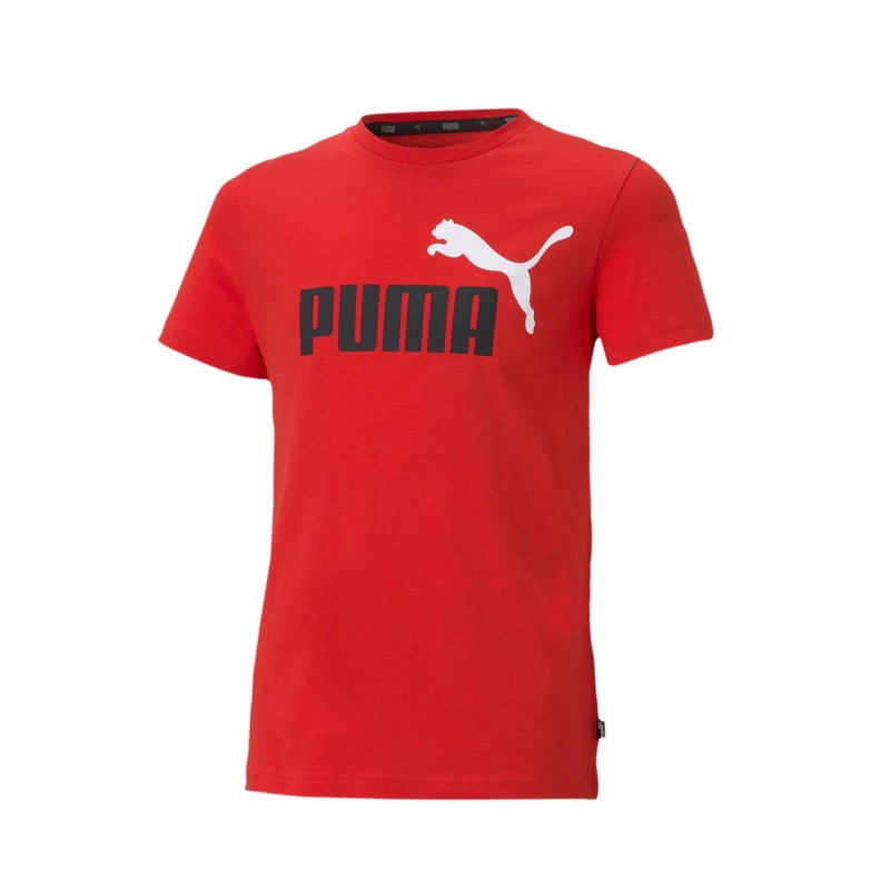 Puma T-shirt Maglia Bimbo Bambino Ragazzo Mezza Manica corta Sportiva Ginnastica Cotone Estate