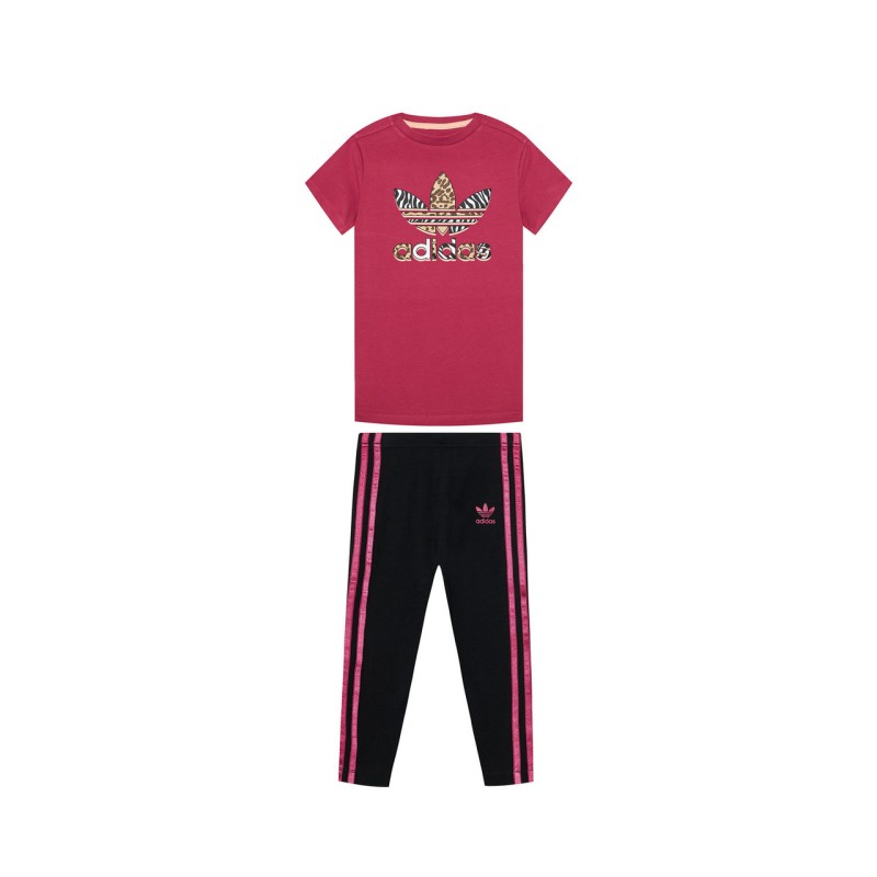 Adidas Tee Dress Set Completino Bimba Ragazza Sportivo Ginnastica Estate Mezzamanica Junior