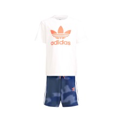 Adidas Short Tee Set Completo Mezzamanica Bimbo Ragazzo Sportivo Ginnastica Estate