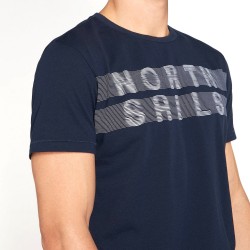 North Sails T-Shirt Uomo Ragazzo Maglia Mezza Manica Corta Girocollo Cotone