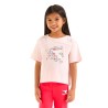 Diadora T- Shirt Puzzles Junior Ragazza Bambina Bimba Mezza Manica