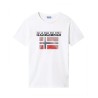 Napapijri T-Shirt Surf Flag Uomo Ragazzo Mezza Manica Corta Girocollo