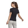 Adidas W Lin T-Shirts  Donna Ragazza Maglia Estate Sportiva Cotone Ginnastica Mezzamanica