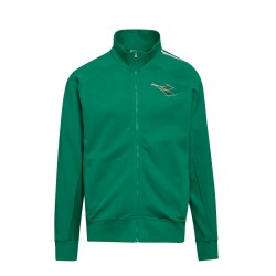 Diadora Felpa Full Zip 100% Cotone Uomo Sportiva