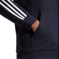 Adidas Felpa Cappuccio Zip Intera Uomo Ragazzo Sportiva Ginnastica Cotone