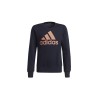 Adidas G BL SWT Felpa Girocollo Bimba Ragazza Sportiva Cotone Ginnastica Palestra