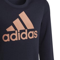 Adidas G BL SWT Felpa Girocollo Bimba Ragazza Sportiva Cotone Ginnastica Palestra