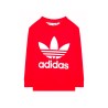 Adidas Crew Set Tuta Girocollo Bimbo Bimba Ginnastica Completo Felpa Cotone Sportivo