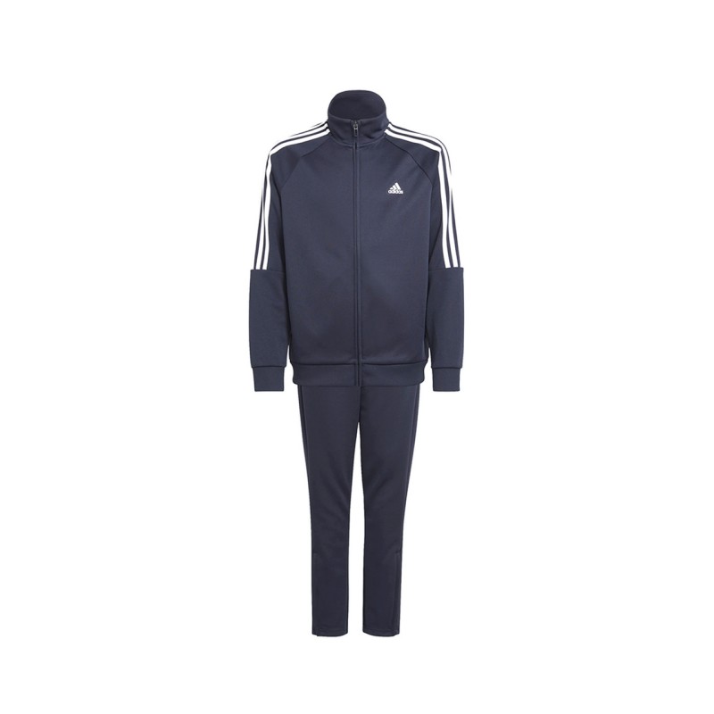 Adidas Tuta Completa Zip Intera Bimbo Ragazzo Sportiva Ginnastica Palestra Running Corsa