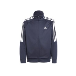 Adidas Tuta Completa Zip Intera Bimbo Ragazzo Sportiva Ginnastica Palestra Running Corsa