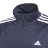 Adidas Tuta Completa Zip Intera Bimbo Ragazzo Sportiva Ginnastica Palestra Running Corsa