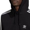 Adidas 3-Stripes Hoody Felpa Cappuccio Uomo Ragazzo Sportiva Ginnastica Cotone