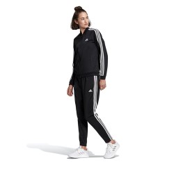 Adidas W 3S TR TS Tuta Completa Acetata Zip Intera Ragazza Donna Ginnastica Sportiva Corsa Running