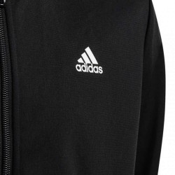 Adidas Tuta Zip Intera Bimbo Ragazzo Acetata Sportiva Palestra Ginnastica Running Corsa