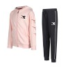 Diadora Tracksuit Cubic Tuta Completa Felpa Ragazza Bimba Cotone Sportivo Ginnastica