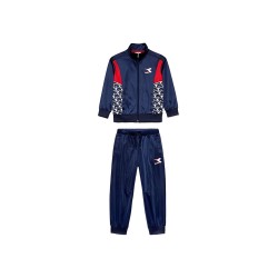 Diadora Light Tracksuit Cubic Tuta Completa Acetata Ragazzo Bimbo Sportivo Ginnastica