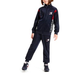 Diadora Light Tracksuit Cubic Tuta Completa Acetata Ragazzo Bimbo Sportivo Ginnastica