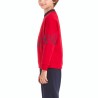 Diadora Sweatshirt Crew Hoopla Felpa Girocollo Bimbo Ragazzo Cotone Sportiva Ginnastica