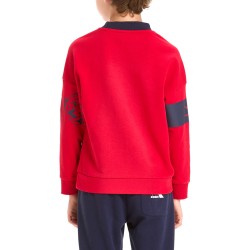 Diadora Sweatshirt Crew Hoopla Felpa Girocollo Bimbo Ragazzo Cotone Sportiva Ginnastica