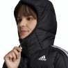 Adidas Giubbotto Giubbino 100 Grammi Donna Ragazza Cappuccio Sportivo Ginnastica Running Corsa