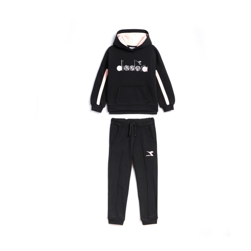 Diadora Tracksuit Twinkle Tuta Completa Cappuccio Bimba Ragazza Sportiva Ginnastica Cotone