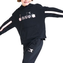 Diadora Tracksuit Twinkle Tuta Completa Cappuccio Bimba Ragazza Sportiva Ginnastica Cotone