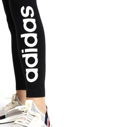 Adidas Leggings Donna Lin Tight Ragazza Sportiva Cotone Pantalone Ginnastica Corsa Running