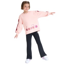 Diadora Sweatshirt Crew Twinkle Felpa Girocollo Bimba Ragazza Cotone Sportiva Ginnastica