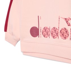 Diadora Sweatshirt Crew Twinkle Felpa Girocollo Bimba Ragazza Cotone Sportiva Ginnastica