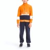 Diadora Tracksuit Hoopla Tuta Completa Zip Intera Bimbo Ragazzo Cotone Sportiva Ginnastica