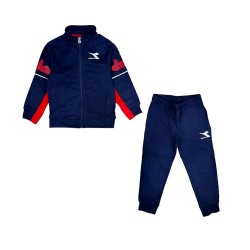 Diadora Tracksuit Cubic Tuta Completa Felpa Ragazzo Bimbo Cotone Sportivo Ginnastica