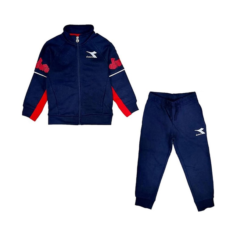 Diadora Tracksuit Cubic Tuta Completa Felpa Ragazzo Bimbo Cotone Sportivo Ginnastica