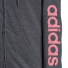 Adidas Felpa Cappuccio Zip Intera Donna Ragazza Sportiva Ginnastica Cotone